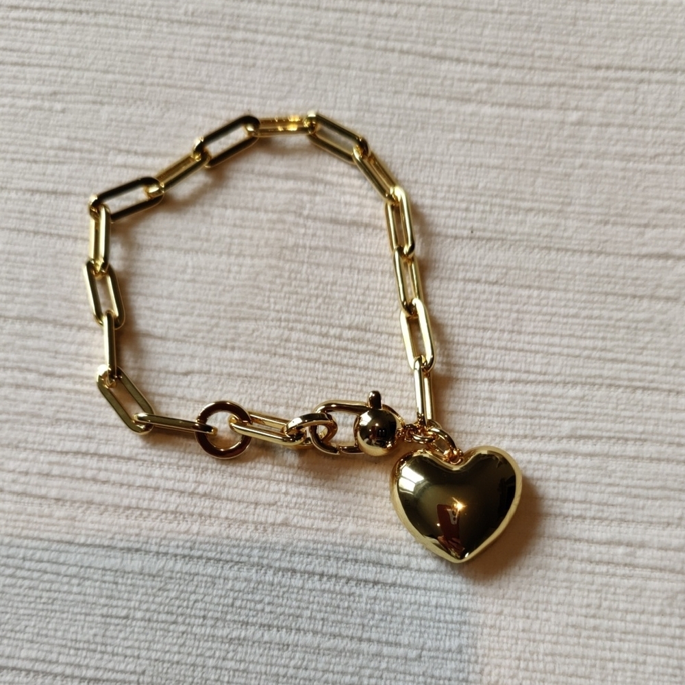 Jenny Bird Gold Paperclip Chain Bracelet